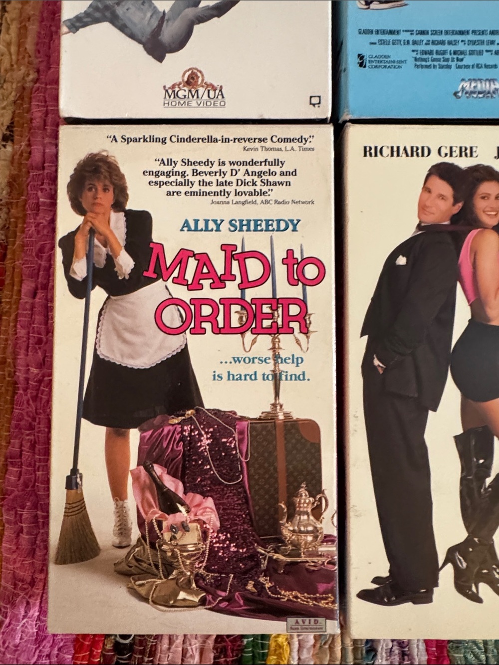 4 VHS 📼 includes unopened original OVERBOARD, Maid to Order, Mannequin, plus - - Picture 4 of 11